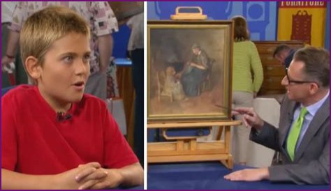 Boy, 11, takes $2 painting to Antiques Roadshow and is left floored by valuation