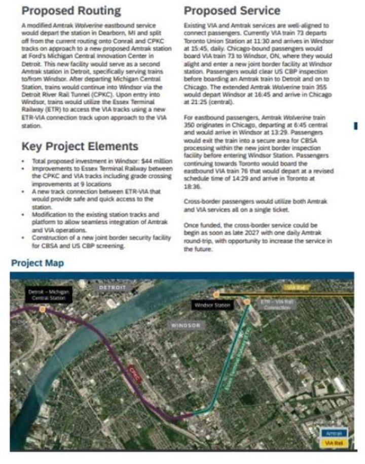 Amtrak-VIA proposal for through Chicago-Toronto service revealed (updated)