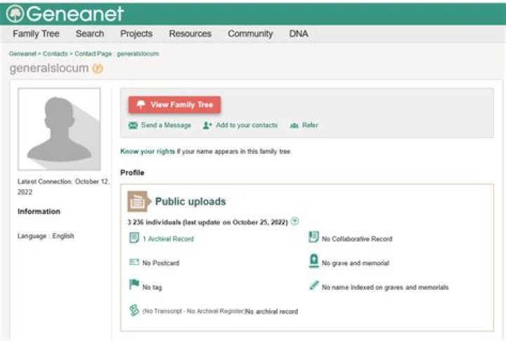 Contact Us - Geneanet