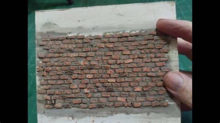 How to make a stone brick wall model