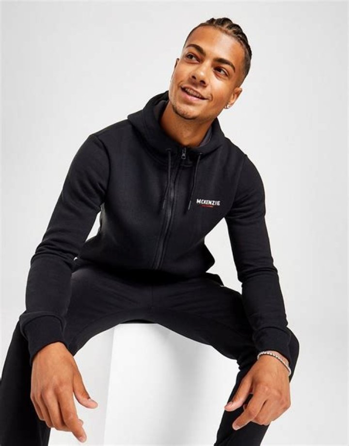 MP Men's Essential Zip Through Hoodie | Black